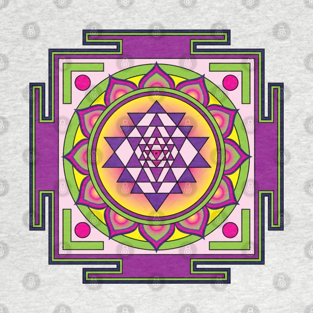 Sri Yantra Mandala by GalacticMantra